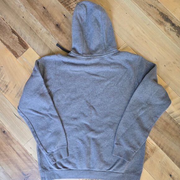 Nike Dark Gray Hooded Sweatshirt Size Large - Picture 2 of 8